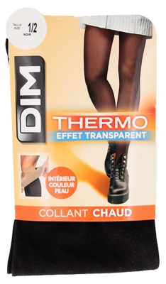 DIM Collant Thermo Effet Transparent 1 PAIRE