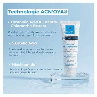 In'Oya Acn'Oya Mon Soin Anti-Imperfections poue les Peaux à Tendance Acnéique 30 ml