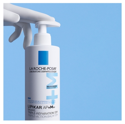 La Roche-Posay Lipikar AP+ Max Baume Triple Réparation 72H Dès la Naissance 400 ml