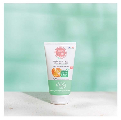 Pulpe de Vie Gelée Micellaire Démaquillante Peaux Mixtes à Grasses Bio 150 ml