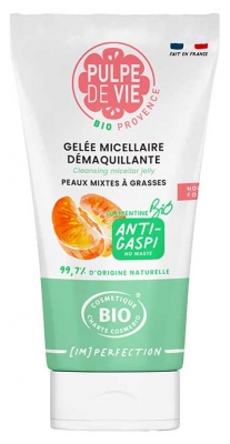 Pulpe de Vie Gelée Micellaire Démaquillante Peaux Mixtes à Grasses Bio 150 ml