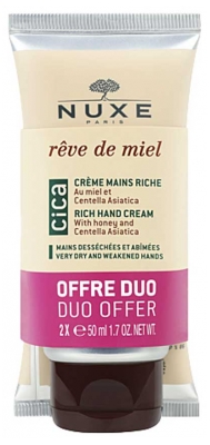 Nuxe Rêve de Miel Duo Crème Mains Riche Cica 2 x 50 ml