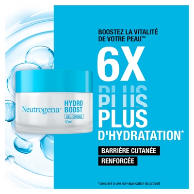 Neutrogena Hydro Boost Gel-Crème Hydratant Peaux Sèches 50 ml