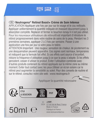 Neutrogena Retinol Boost + Crème de Soin Intense Sans Parfum 50 ML