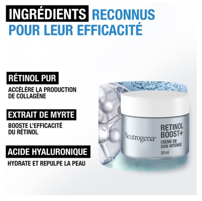 Neutrogena Retinol Boost + Crème de Soin Intense Sans Parfum 50 ML