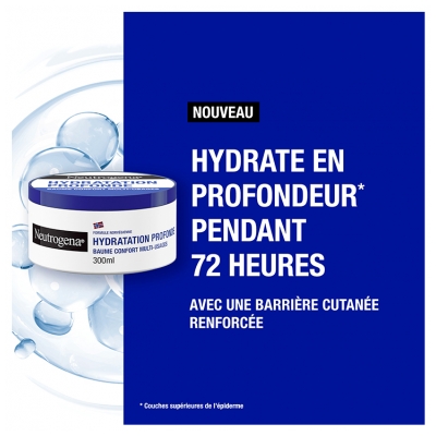 Neutrogena Hydratation Profonde Baume Confort Mains/Visage/Corps 300 ml