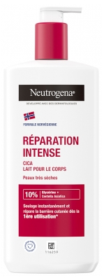 Neutrogena Réparation Intense Cica Lait Corps Peaux Très Sèches 400 ml