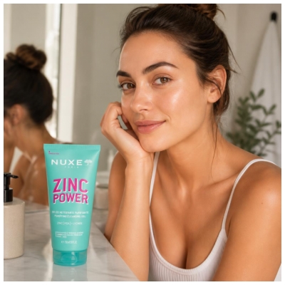 Nuxe Zinc Power Gelée Nettoyante et Purifiante 150 ML