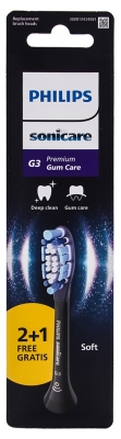 Philips Sonicare G3 Premium Gum Care HX9053 Têtes de Brosse 2 + 1 Offerte - Couleur : Noires