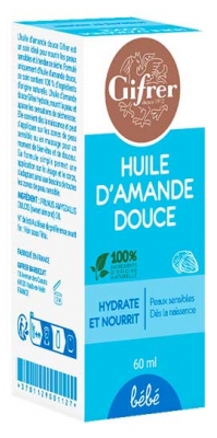 Gifrer Huile d'Amande Douce Hydrate et Nourrit 60 ml