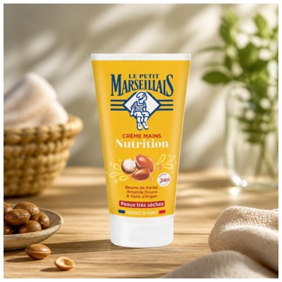 Le Petit Marseillais Crème Mains Nutrition Peaux Très Sèches 75 ml