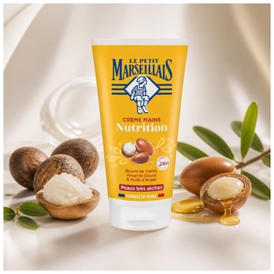 Le Petit Marseillais Crème Mains Nutrition Peaux Très Sèches 75 ml