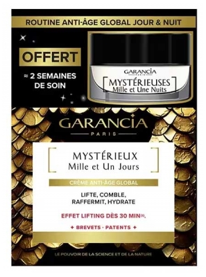 Garancia Mystérieuses Mille et Une Nuits Crème de Nuit Anti-Âge 30 ml + Mystérieux Mille et Un Jours Crème Anti-Âge 10 ml Offert
