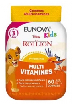 Eunova Kids Multi Vitamines Le Roi Lion Dès 3 Ans 60 Gummies