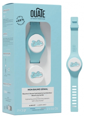 Ouate Mon Baume Génial Bracelet Bleu + 1 Recharge de 3 gr