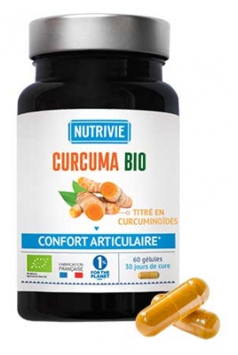 Nutrivie Curcuma Confort Articulaire Bio 60 Gélules