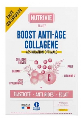 Nutrivie Boost Anti-Âge Collagène 20 Ampoules de 10 ml
