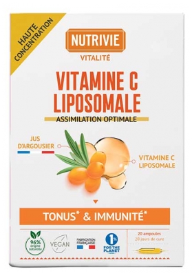 Nutrivie Vitamine C Liposomale 20 Ampoules de 10 ml
