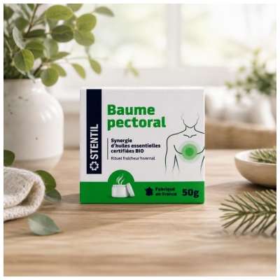 Stentil Baume Pectoral Huiles Essentielles 50 g