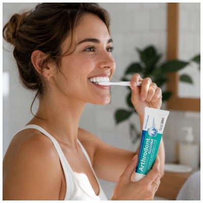 Arthrodont Protect + Gel Dentifrice Quotidien Fluoré Dents & Gencives 75 ml