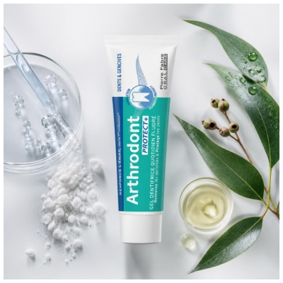 Arthrodont Protect + Gel Dentifrice Quotidien Fluoré Dents & Gencives 75 ml