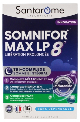 Santarome Somniflor Max LP 8H 15 Unités