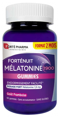 Forté Pharma Forté Nuit Mélatonine 1900 2 Mois 60 Gummies