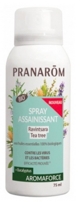 Pranarôm Aromaforce Spray Assainissant Ravintsara/Tea-Tree Bio (Eco) 75 ml