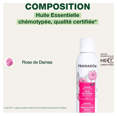 Pranarôm Rose de Damas Bio (Eco) 150 ml