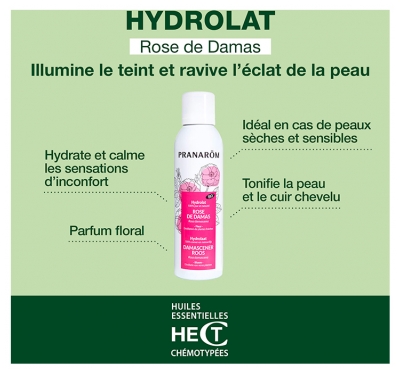 Pranarôm Rose de Damas Bio (Eco) 150 ml