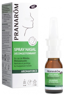 Pranarôm Aromaforce Spray Nasal Décongestionnant Bio 15 ml