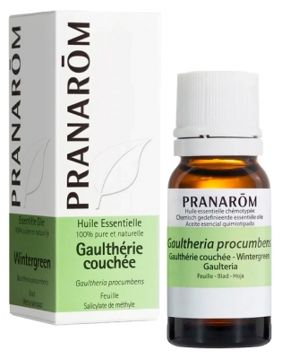 Pranarôm Huile Essentielle Gaulthérie Couchée Gaultheria Procumbens Feuille Hect 10 ml