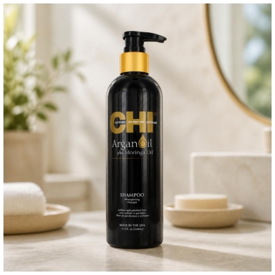 CHI Argan Oil Shampoing Cheveux Secs et Abîmés 340 ml