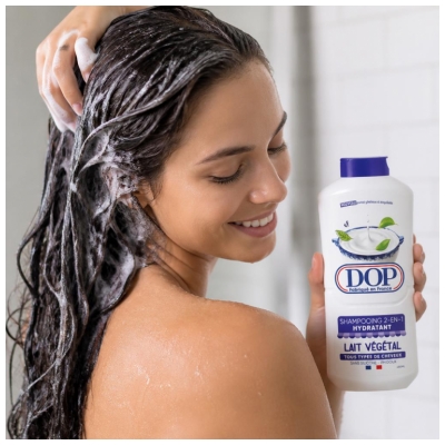Dop Shampoing 2en1 Hydratant Lait Végétal 480 ml