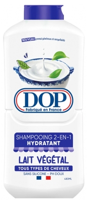 Dop Shampoing 2en1 Hydratant Lait Végétal 480 ml