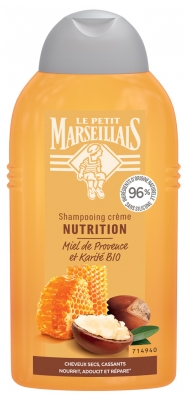 Le Petit Marseillais Shampoing Crème Nutrition Karité Bio & Miel de Provence 250 ml