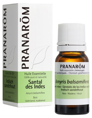 Pranarôm Huile Essentielle Santal Des Indes Amyris Balsamifera Bois Hect 10 ml