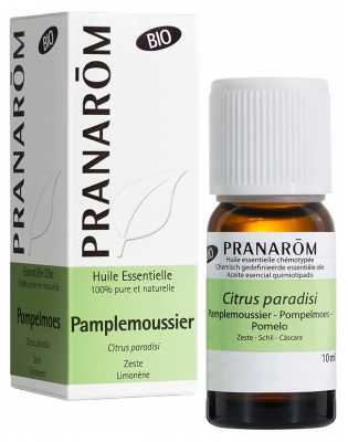Pranarôm Huile Essentielle Pamplemoussier Bio Citrus Paradisi Pamplemousse Zeste 10 ml