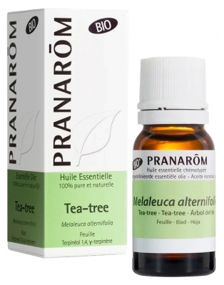 Pranarôm Huile Essentielle Tea Tree Arbre à Thé Melaleuca Alternifolia Bio (Eco) Hect 10 ml