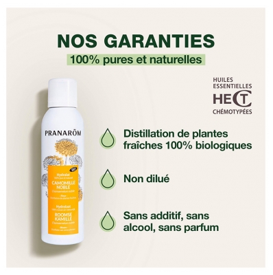 Pranarôm Hydrolat de Camomille Noble Bio (Eco) Décongestionne - Peaux Sensibles 150 Ml...