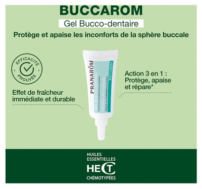 Pranarôm Buccarom Gel Buccal Hygiène Bucco Dentaire 15 ML