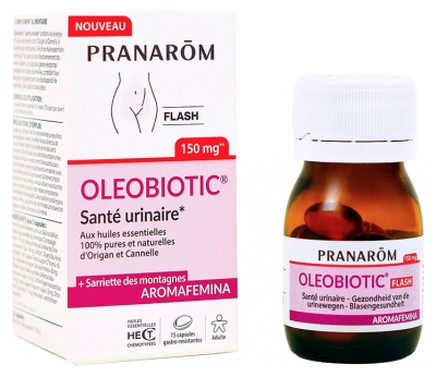 Pranarôm Aromafemina Oleobiotic Santé Urinaire 15 Unités