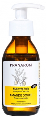 Pranarôm Huile Végétale Amande Douce (Bio) Prunus Amygdalus - Huile Végétale de Première Pression à Froid 100 Ml...