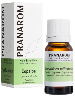 Pranarôm Huile Essentielle Baume de Copahu Oléorésine Copaifera Officinalis Hect 10 ml