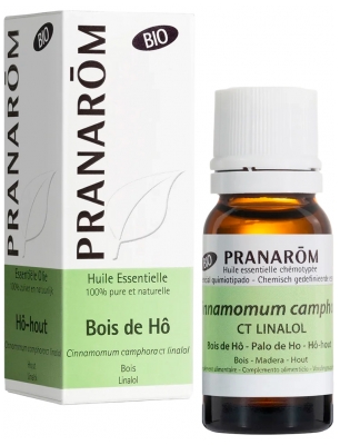Pranarôm Huile Essentielle Bois de Hô Cinnamomum Camphora Ct Linalol Bois Hect 10 ml