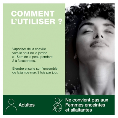 Pranarôm Spray Corporel Jambes Légères Bio (Eco) 75 ml