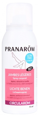 Pranarôm Spray Corporel Jambes Légères Bio (Eco) 75 ml