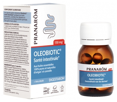 Pranarôm Digestarom Oleobiotic Santé Intestinale Adultes 15 Capsules
