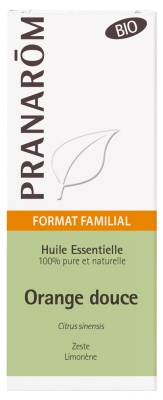 Pranarôm Huile Essentielle d'Orange Douce Zeste Bio - Format Familial - 30 ml