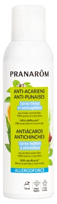 Pranarôm Allergoforce Spray Anti-Acariens Anti-Punaises et Anti-Tiques Effet Désinfectant Acaricide en 8H 150 ml